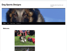 Tablet Screenshot of dogsportsequipment.com